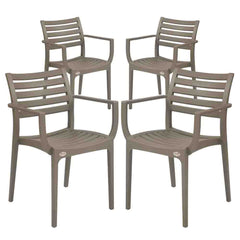 Supreme Empire Plastic With-Arm Chair