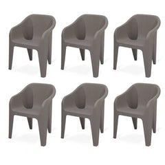 Supreme Futura Plastic With-Arm Chair
