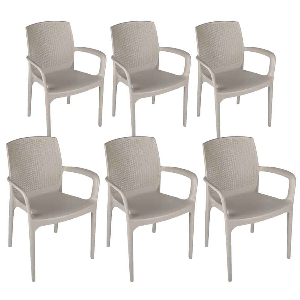 Supreme Texas Plastic With-Arm Chair