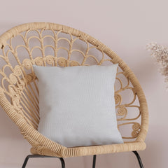 White Outdoor Fabric Pillow Plain Shade 11