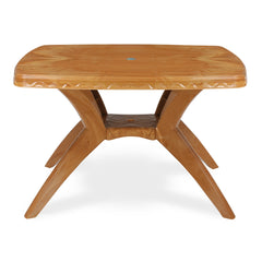 Nilkamal Shahenshah Kross Legged Table (Pear Wood)