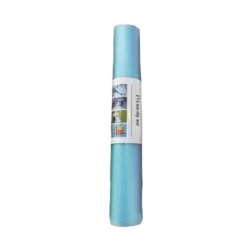 KUBER INDUSTRIES PVC (Polyvinyl Chloride) Drawer Mat  (Light Blue, Free)-1