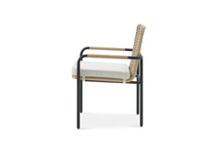 Femia Outdoor Patio Seating Set 2 Chairs Set (Honey)