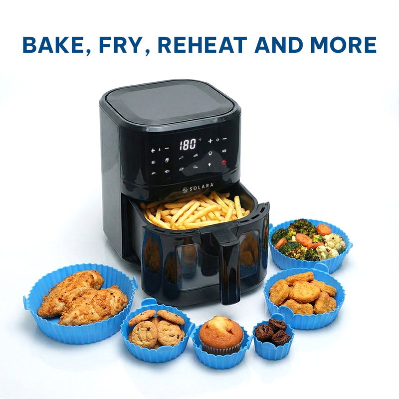 Air Fryer Silicone Basket (Pack of 6)
