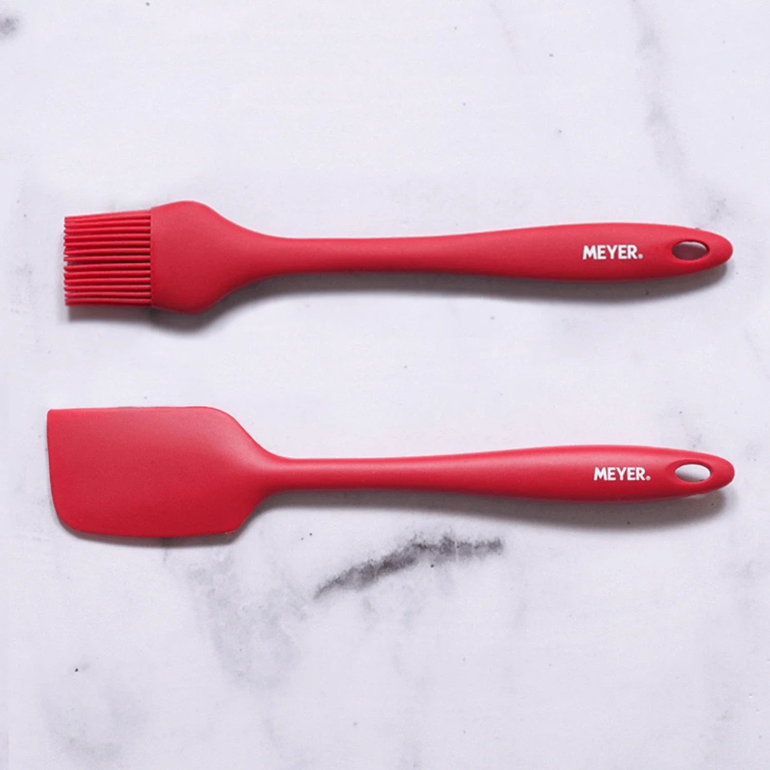 Meyer Silicone Accessories 3 pcs set - (Spatula + Turner + Brush ), Red