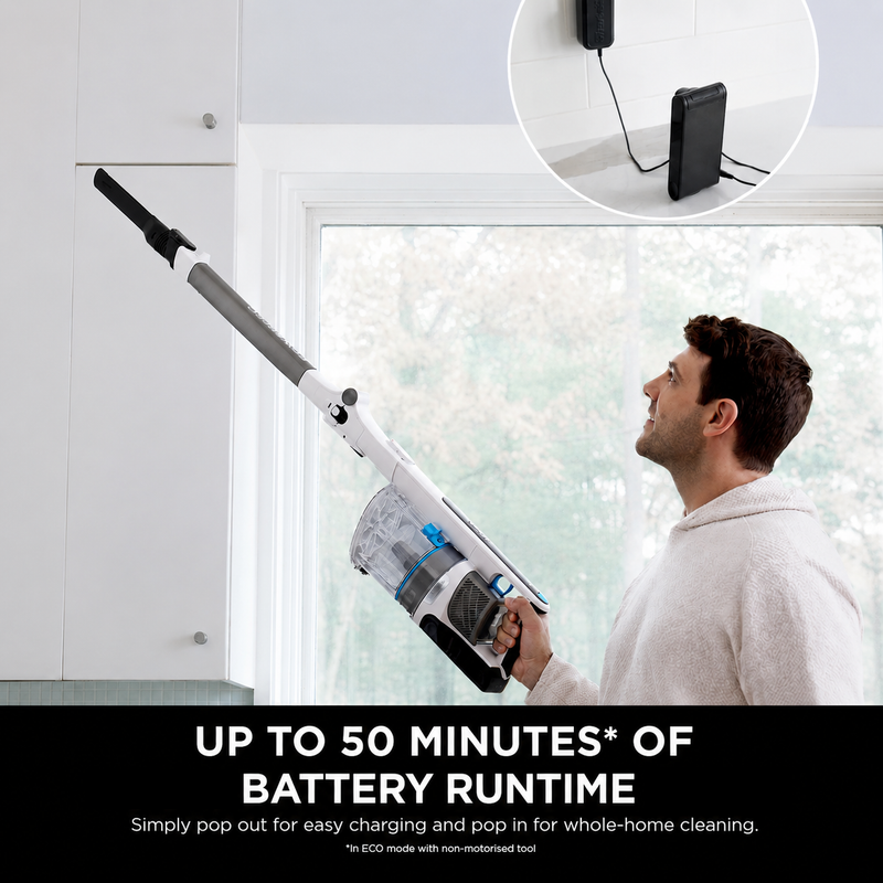 Shark PowerPro Pet Cordless Stick Vacuum (IZ380INT) | 180° Flex Wand & Handheld