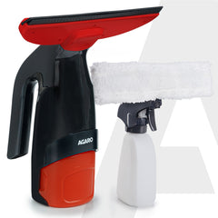AGARO Delite Electric Glass Vacuum Cleaner, Spray & Vacuum, 28 Cm Suction Blade, Cordless, 360 ML Spray Bottle, Portable