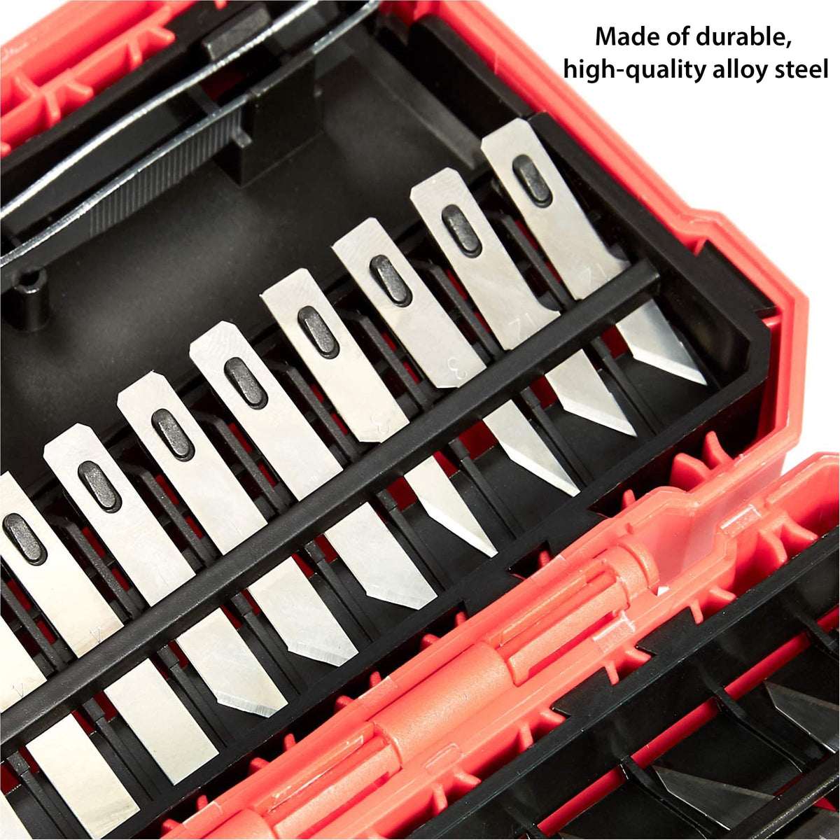 AGARO HK2129 Hobby Knife Set, 29 pcs Set, Silver-2