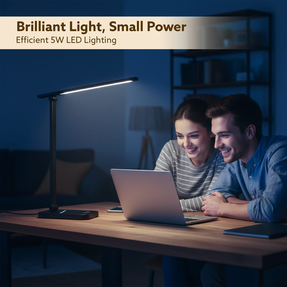 AGARO Regal 5W LED Desk Lamp with Touch Control