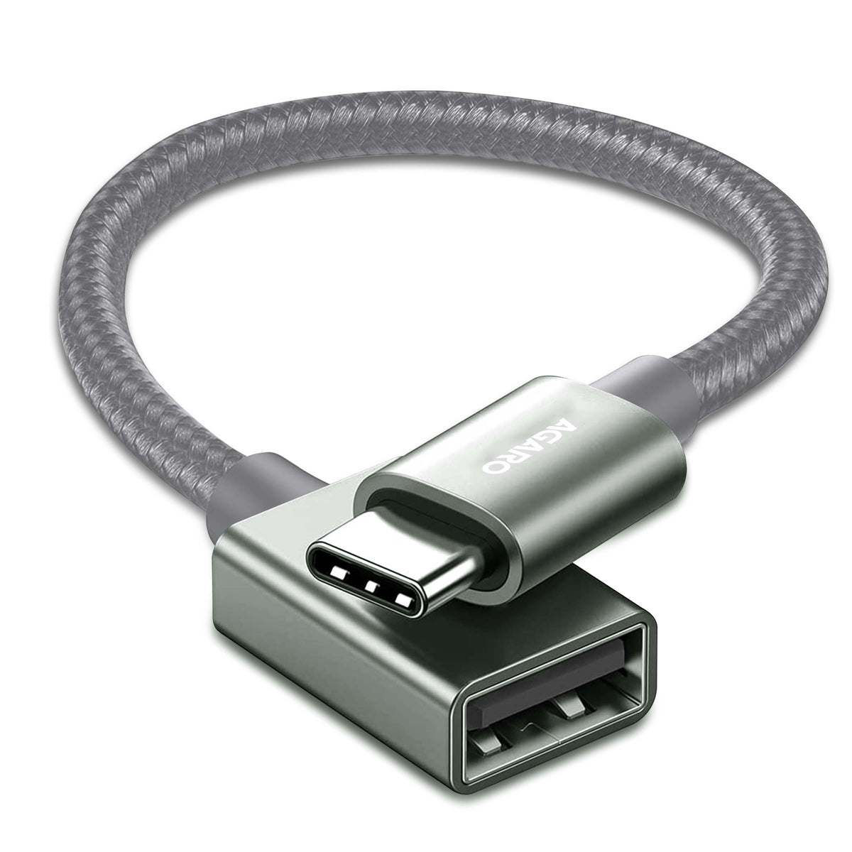 AGARO USB Type C to USB 3.0 OTG Cable, Adapter, Connector, Fast Charging, Data Transfer Speed Up to 10 GBPS, Compatible with Laptops, Tablets, Smartphone and Chargers