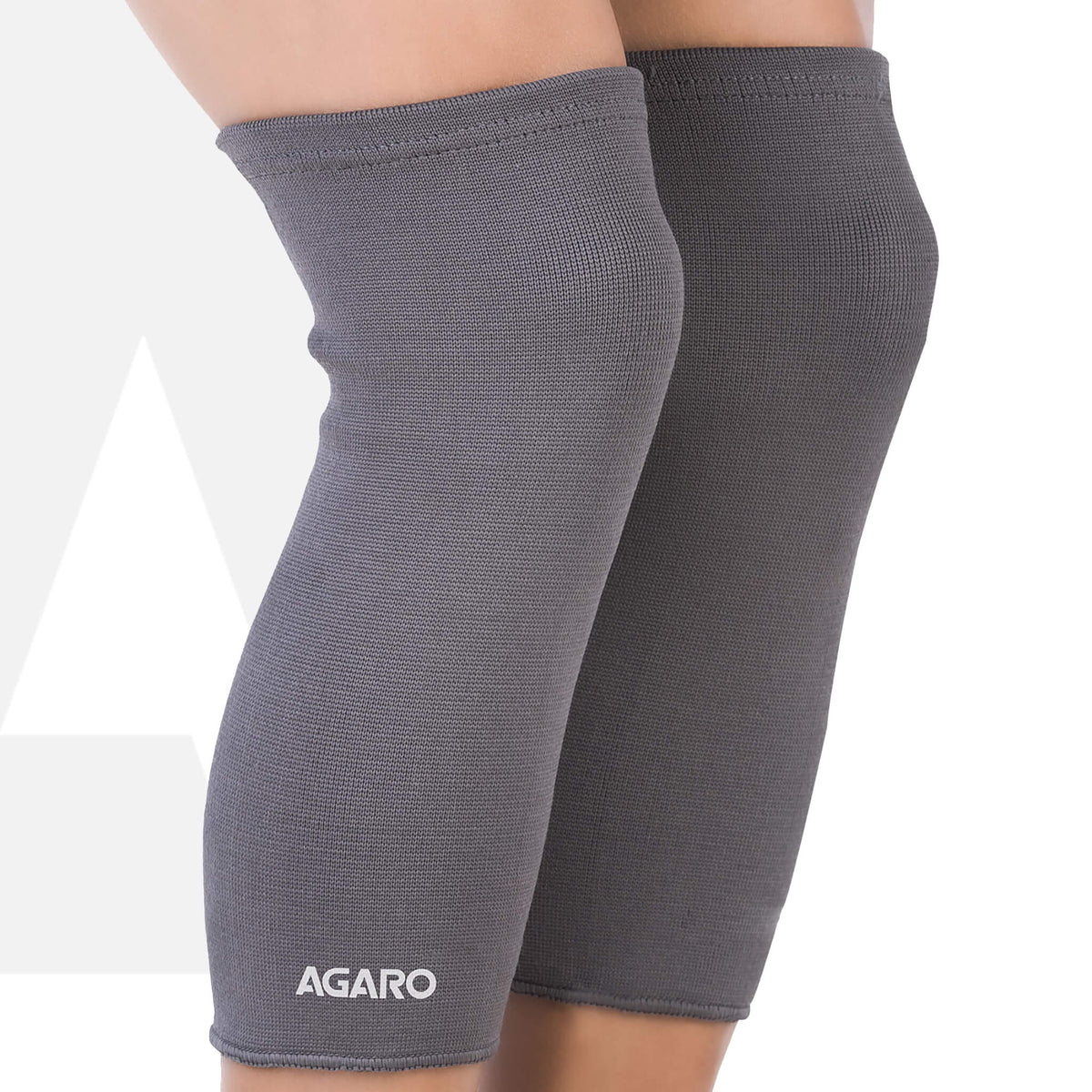 AGARO Tubular Stretchable Knee Cap, Breathable Fabric, Uniform Compression, Relieves Muscle Pain, Joint Pain, Injury Rec