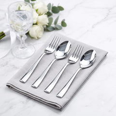 AGARO Elite Spoon and Fork Set 12 Pieces, Premium Stainless Steel Cutlery Set with 6 Spoons and 6 Forks, Mirror Finish, Food Grade, Rust Proof, Dishwasher Safe Tableware for Home, Kitchen and Dining-1