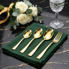 AGARO Regal 24 Pieces Gold Stainless Steel Cutlery Set for Dining Table, Premium Mirror Finish, 6 Tea Spoons, 6 Dinner Spoons, 6 Dinner Forks & 6 Dessert Spoons, Food Grade, Rust Resistant-1