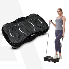 AGARO Alpha Crazyfit Vibration Plate Massager,Home & Gym Workout Machine For Muscle Toning,Calorie Burning,Massaging,Wei