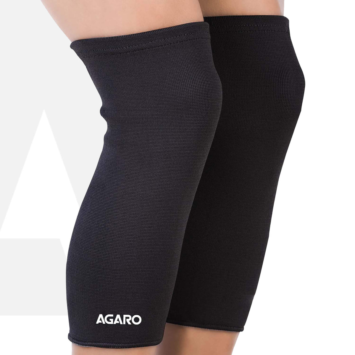 AGARO Tubular Stretchable Knee Cap, Breathable Fabric, Uniform Compression, Relieves Muscle Pain, Joint Pain, Injury Rec
