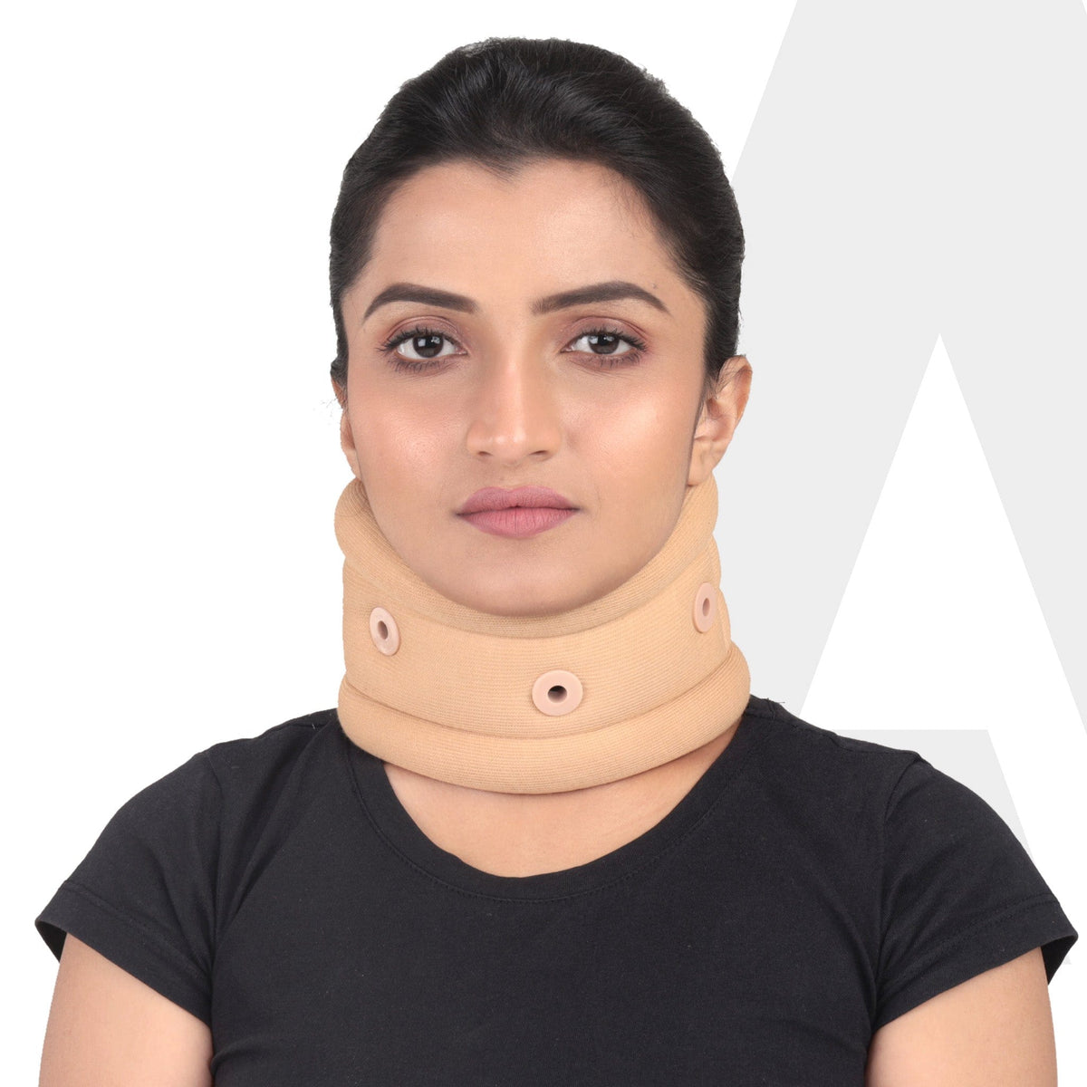 AGARO Cervical Collar Spondylitis Neck Support, Adjustable Neck Brace With Extra Support, Relieves Pain, Stress & Pressu