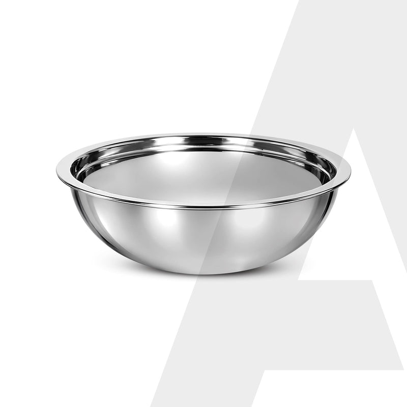 AGARO Regency 24 cm Triply Stainless Steel Tasla with Lid, 2.7L-1