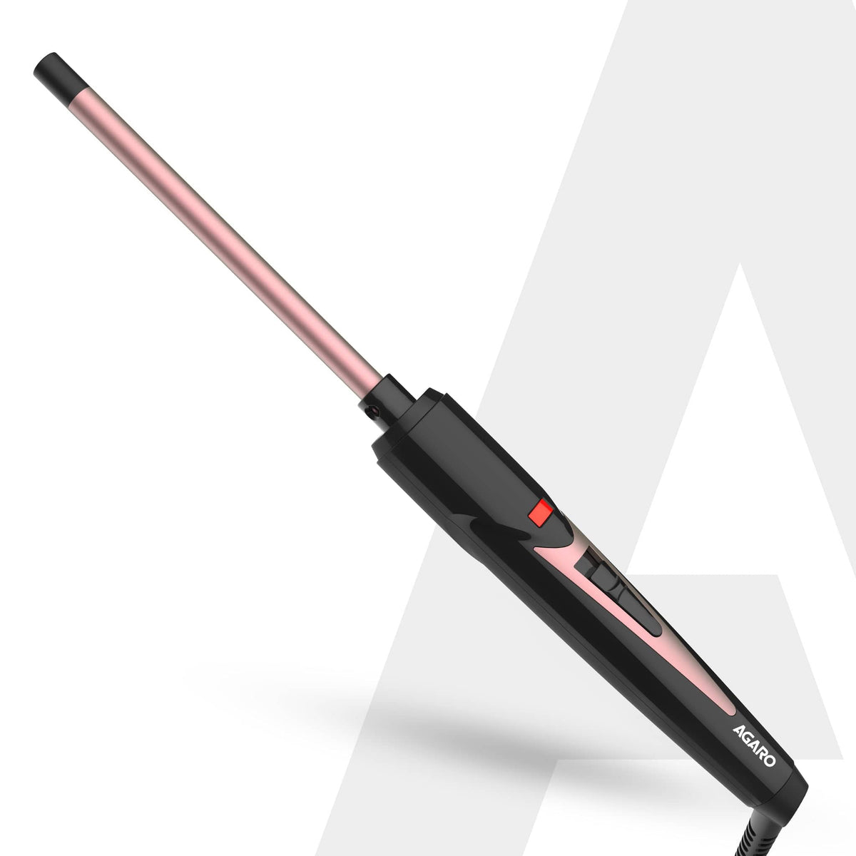 AGARO Round Chopstick Curler, With 10 MM Barrel, Rod, Tong, Chopstick Round Hair Curler, Ceramic Coated Plates, Cool Tou