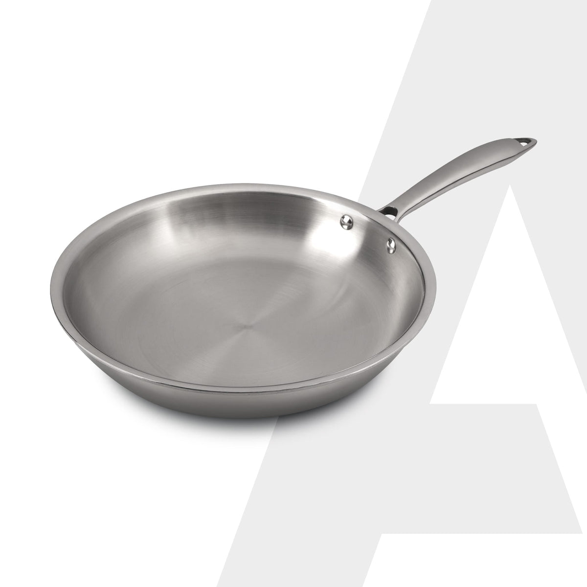 AGARO Regency 26 cm Triply Stainless Steel Fry Pan with Lid (2.3L)