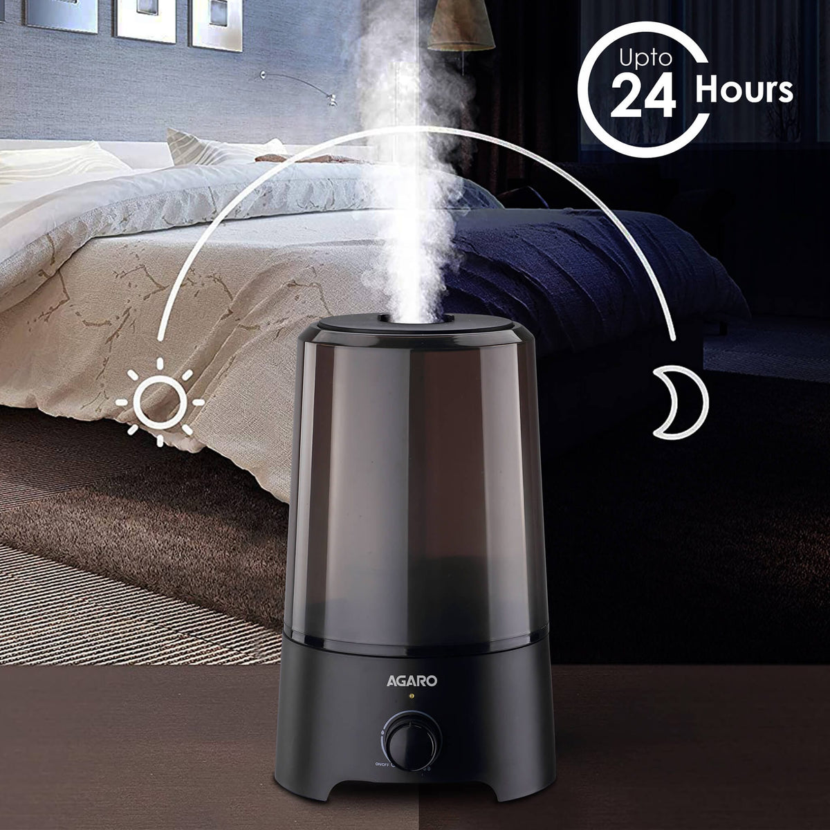 AGARO Verge Humidifier - 2.5 L