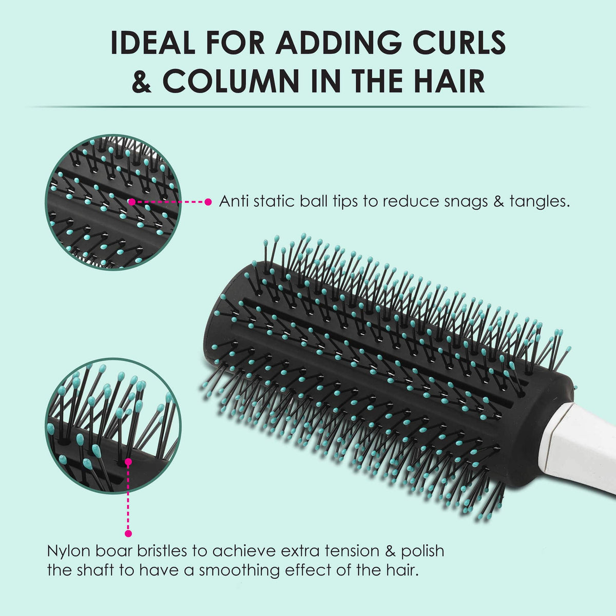 AGARO Round Hair Brush