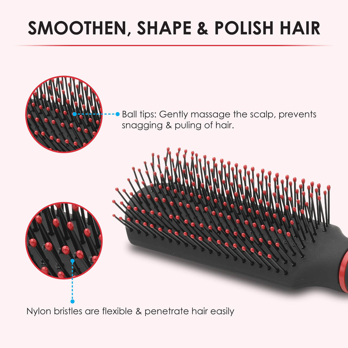 AGARO Flat Hair Brush