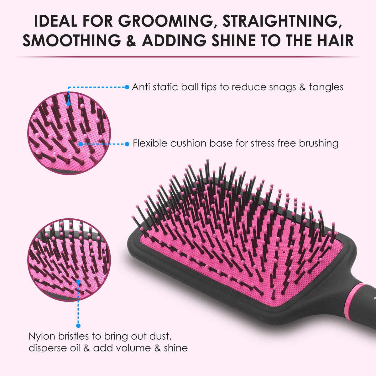 AGARO Paddle Hair Brush