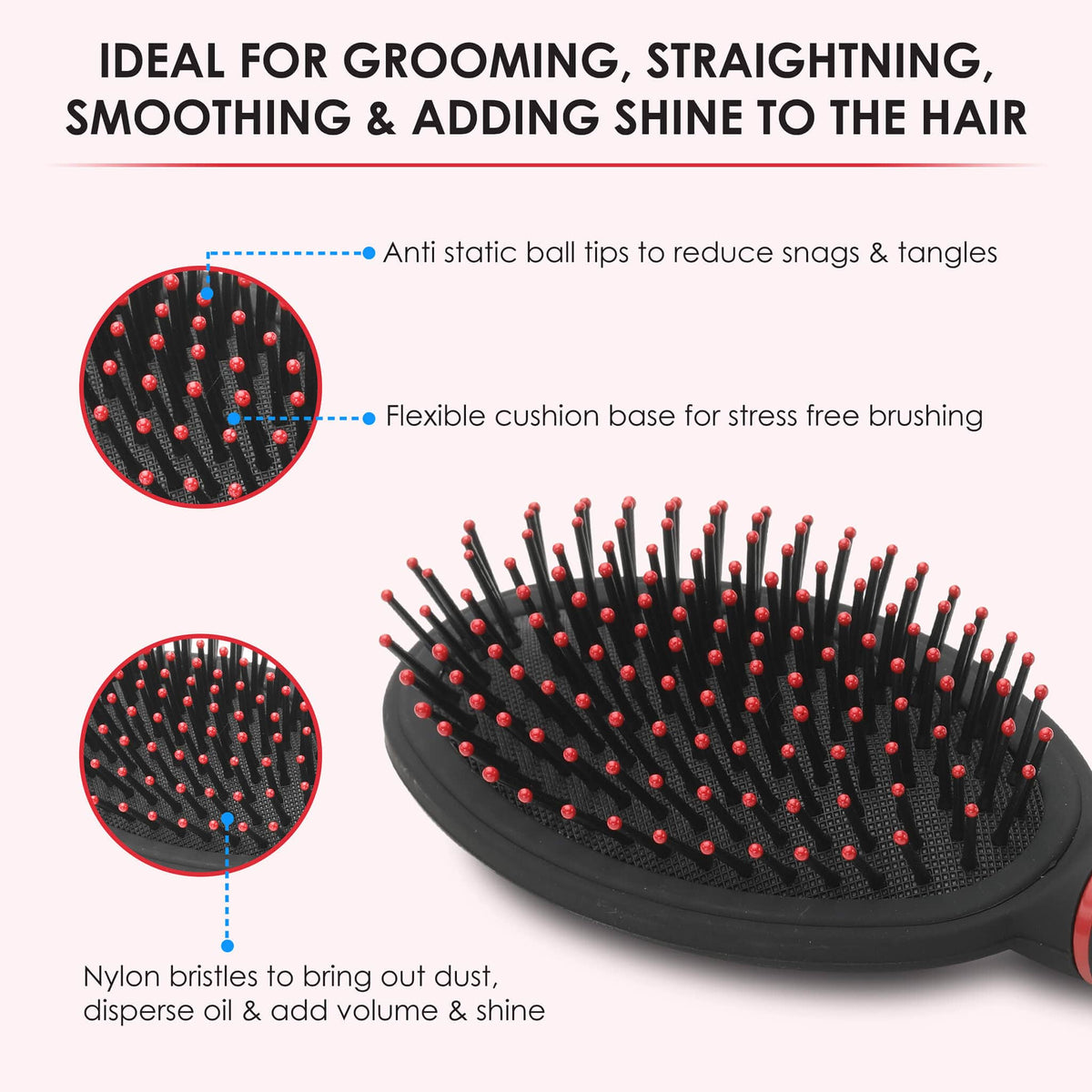 AGARO Cushion Hair Brush