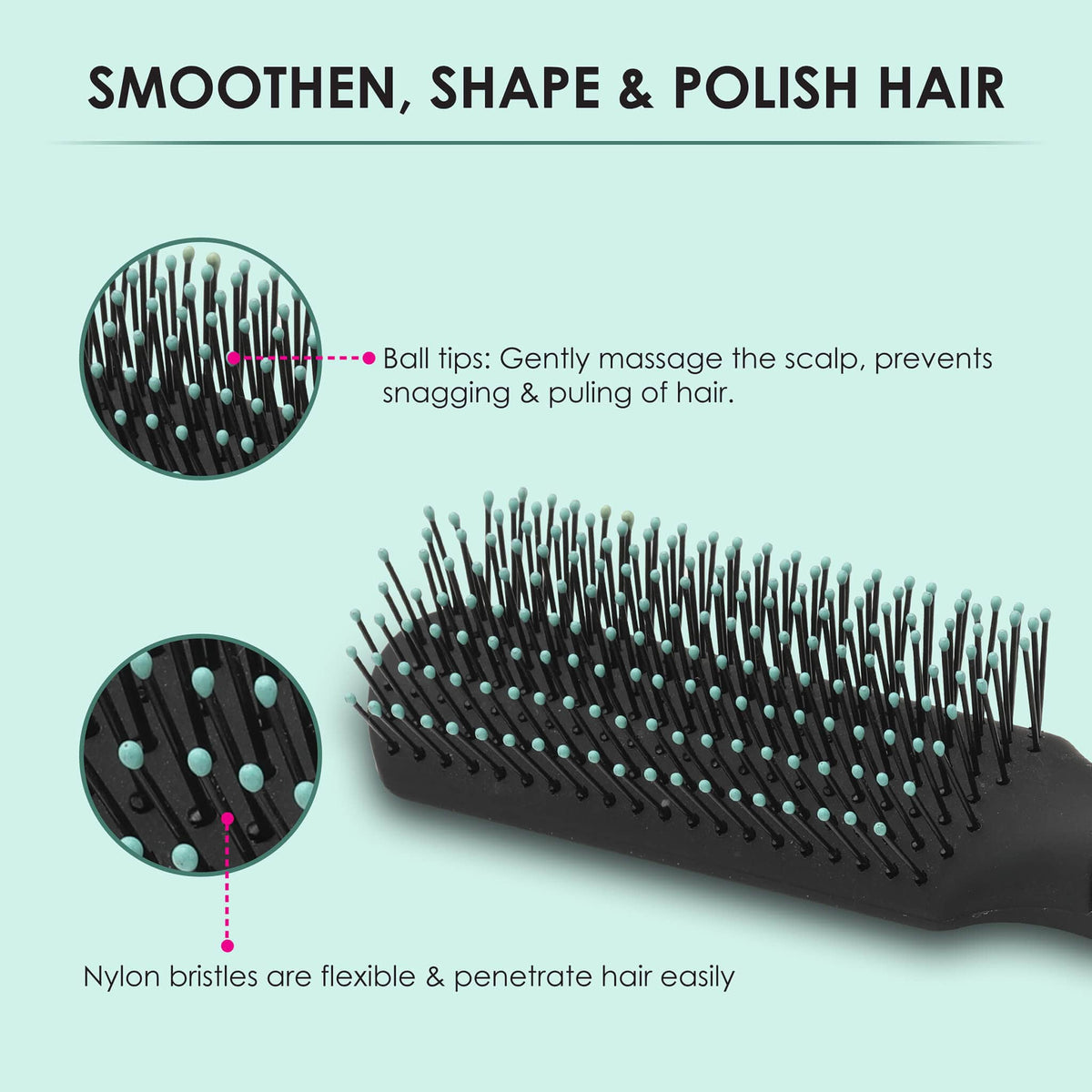 AGARO Flat Hair Brush