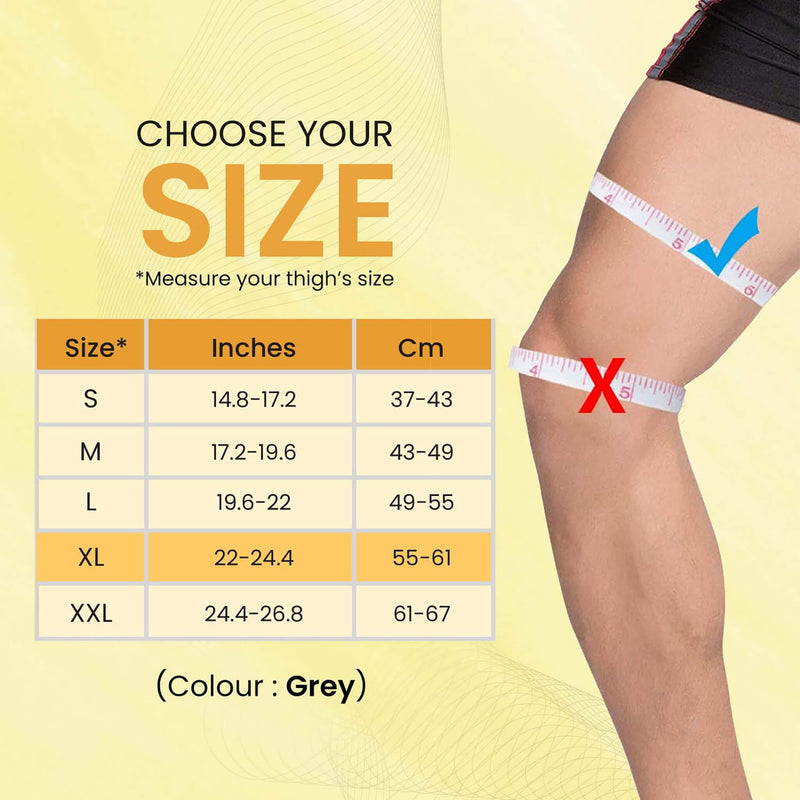 AGARO Tubular Stretchable Knee Cap, Breathable Fabric, Uniform Compression, Relieves Muscle Pain, Joint Pain, Injury Rec