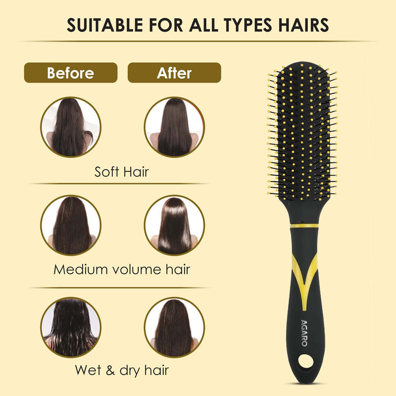 AGARO Flat Hair Brush