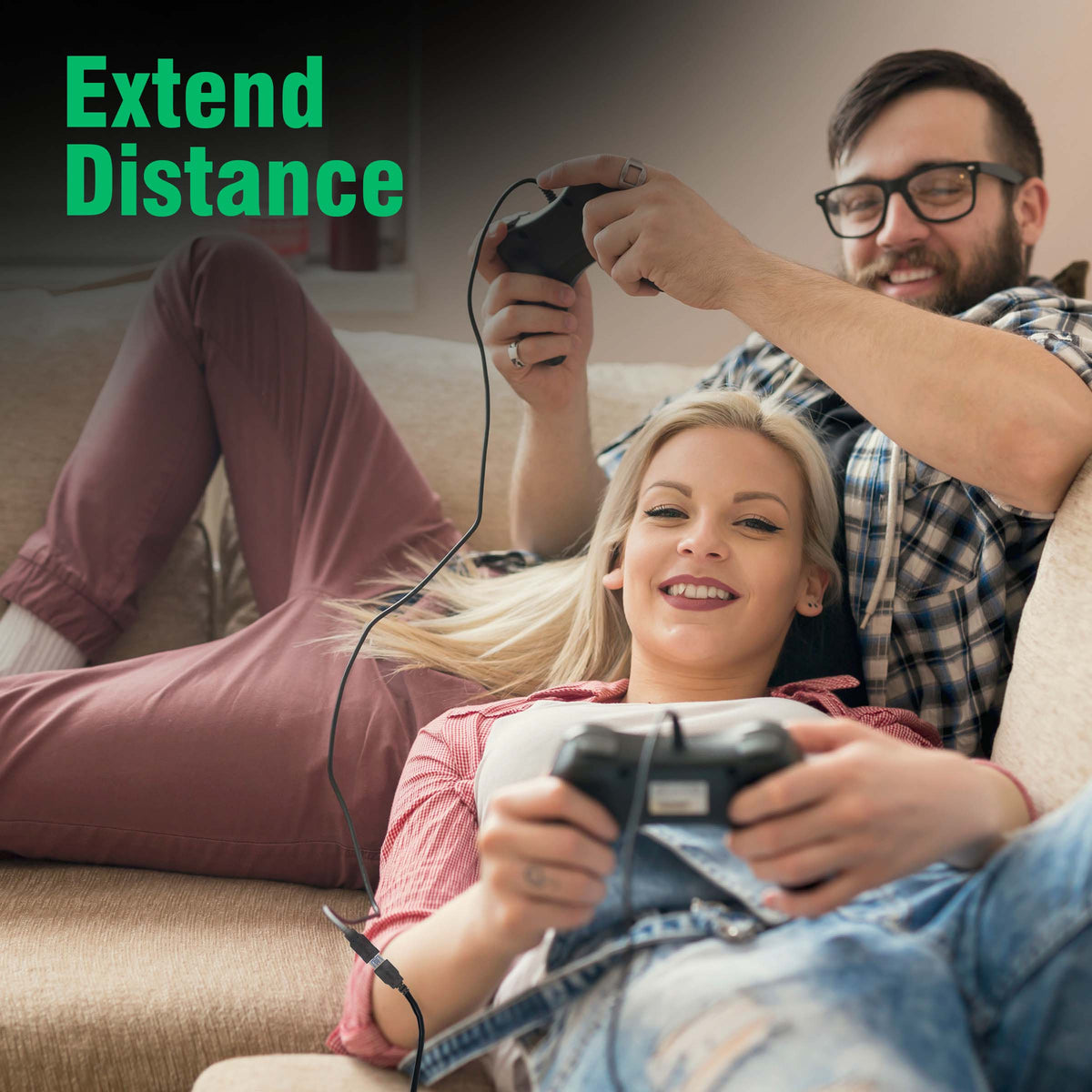 AGARO USB Extender, USB 3.0 Extension Cable Male to Female USB Cable High-Speed 5GBps Data Transfer Compatible with Webcam, Gamepad, Keyboard, Mouse, Hard Drive, Xbox, Laptop/PC/Mac/Printer, 1 Meter-3