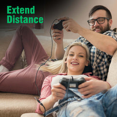 AGARO USB Extender, USB 3.0 Extension Cable Male to Female USB Cable High-Speed 5GBps Data Transfer Compatible with Webcam, Gamepad, Keyboard, Mouse, Hard Drive, Xbox, Laptop/PC/Mac/Printer, 1 Meter-3