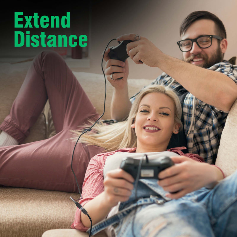 AGARO USB Extender, USB 3.0 Extension Cable Male to Female USB Cable High-Speed 5GBps Data Transfer Compatible with Webcam, Gamepad, Keyboard, Mouse, Hard Drive, Xbox, Laptop/PC/Mac/Printer, 1 Meter-3
