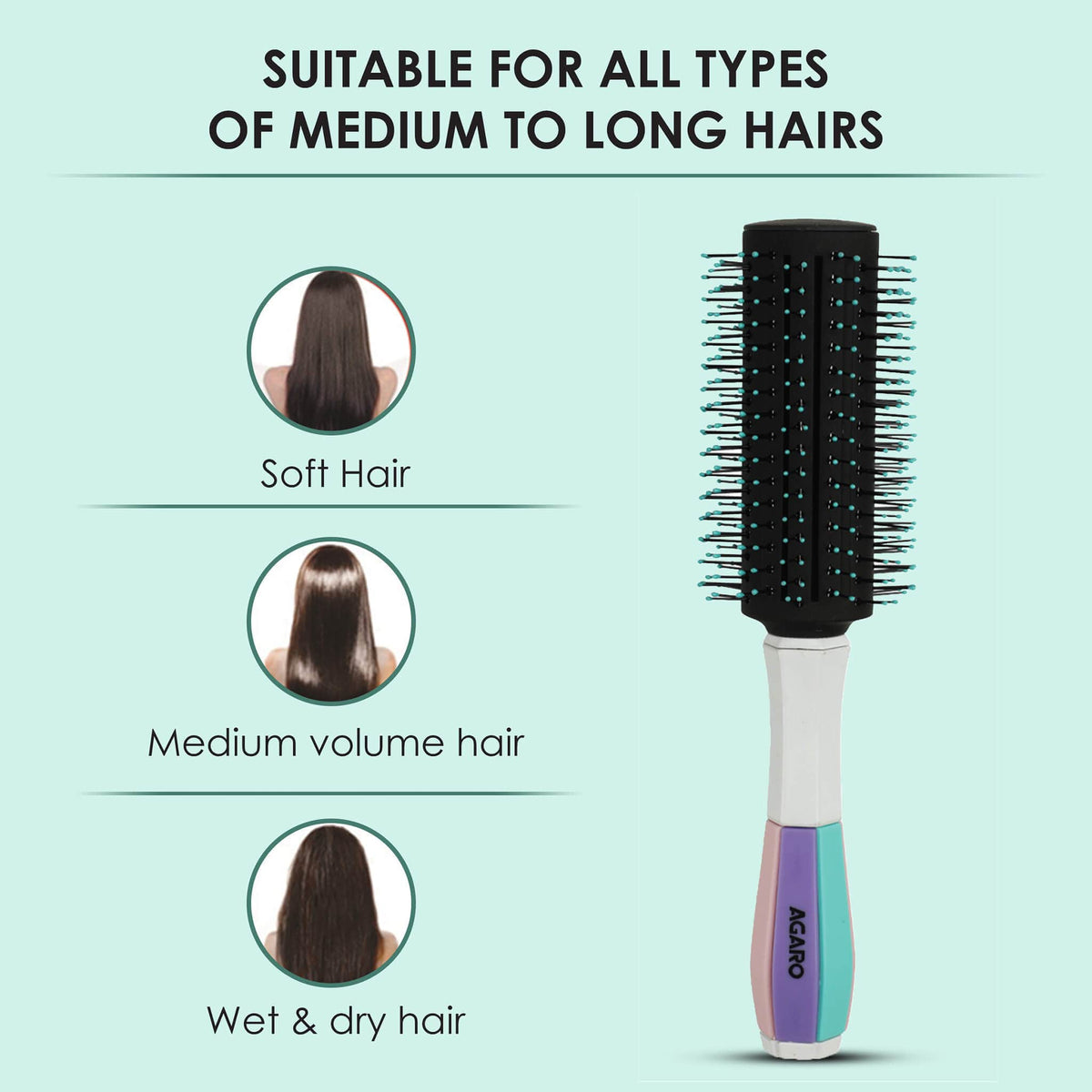 AGARO Round Hair Brush