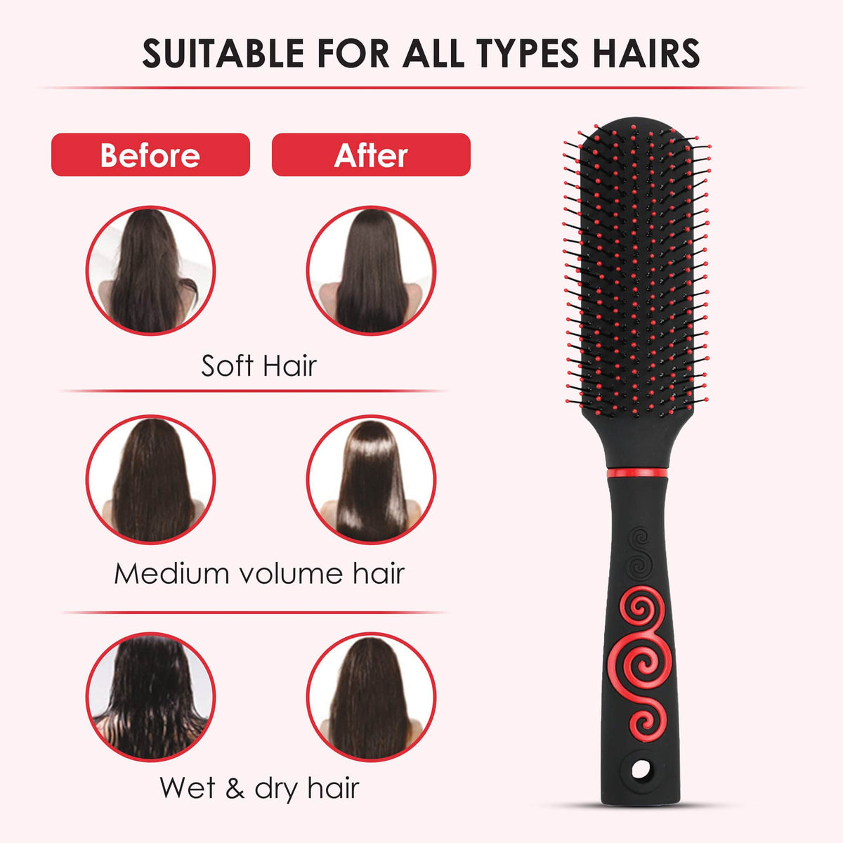 AGARO Flat Hair Brush