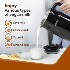 AGARO Regency Automatic Nut Milk Maker, Vegan Milk Machine, Make Vegan Milk From Nuts, Almonds, Soya, Oats etc, Boil Wat