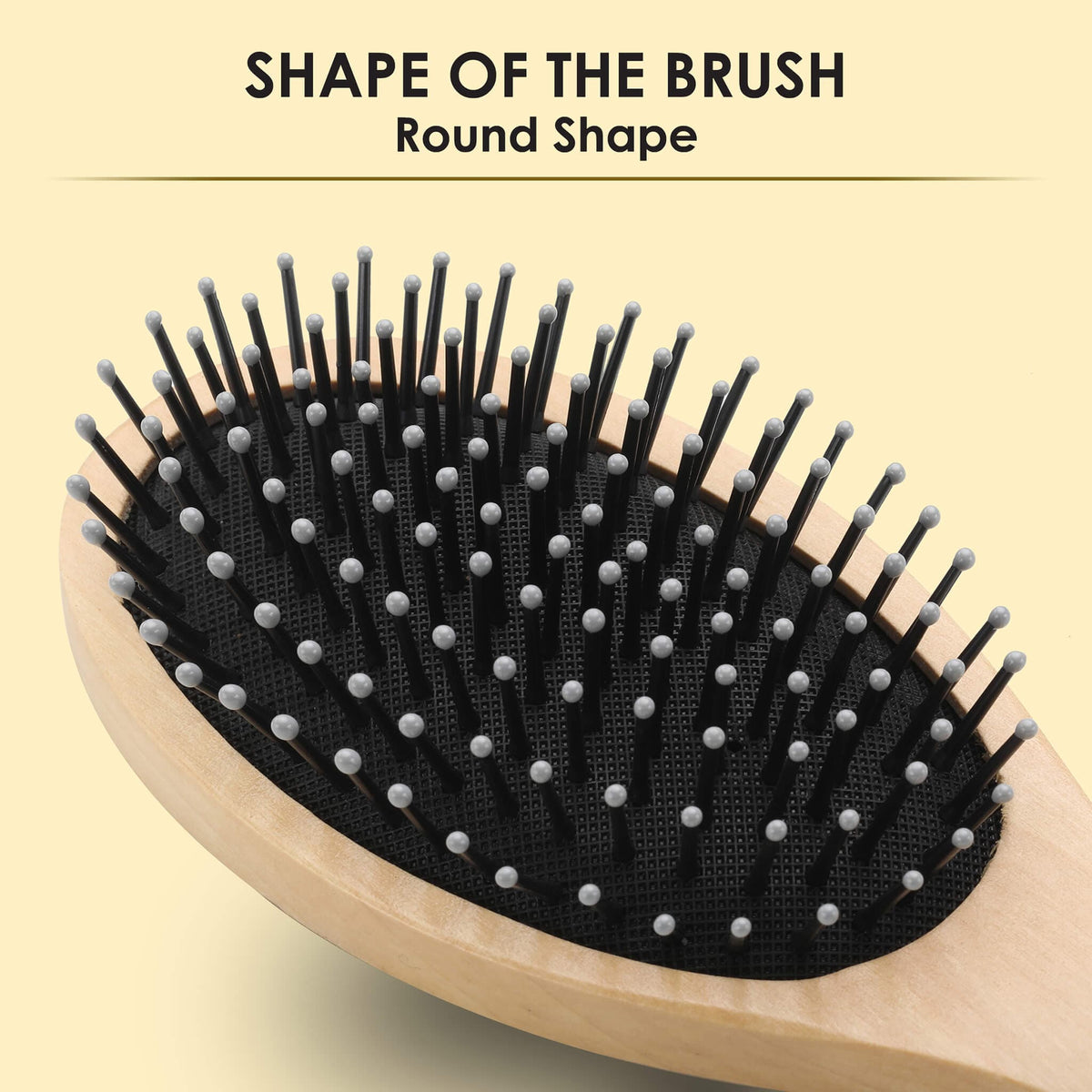 AGARO Wooden Oval Hair Brush