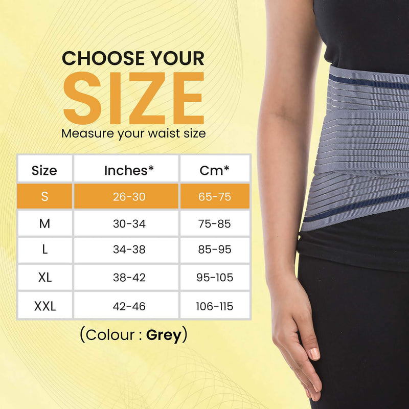 AGARO Lumbo Sacral Belt With Double Strapping, Back Support For the Lumbar Spine, Pain Relief, Back Brace for Men and Wo