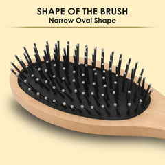 AGARO Wooden Oval Hair Brush