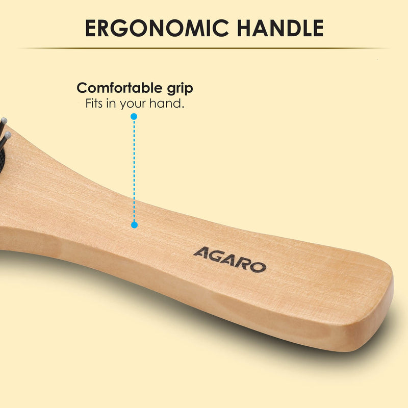 AGARO Wooden Oval Hair Brush