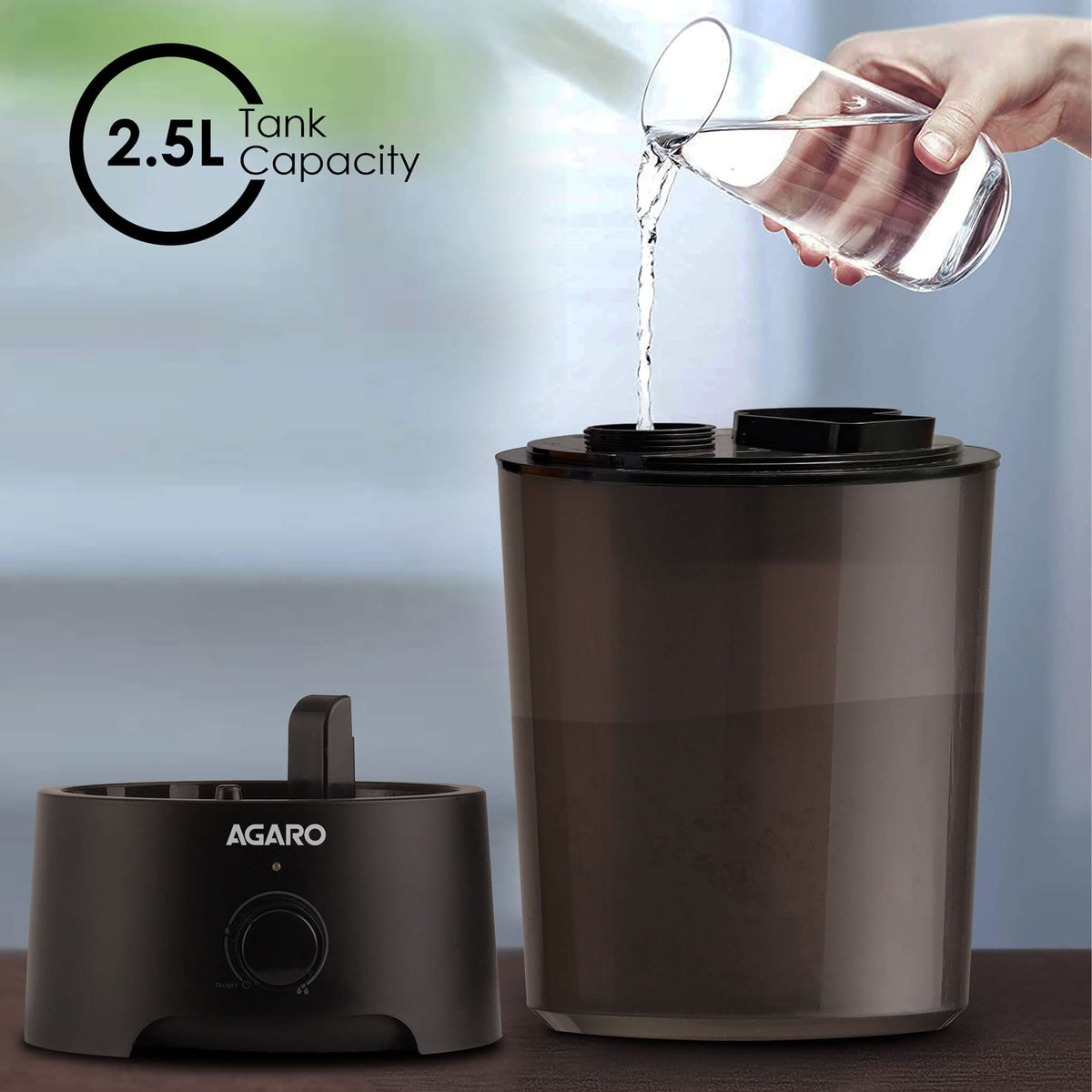 AGARO Verge Humidifier - 2.5 L