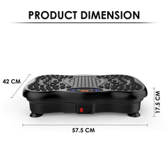 AGARO Alpha Crazyfit Vibration Plate Massager,Home & Gym Workout Machine For Muscle Toning,Calorie Burning,Massaging,Wei