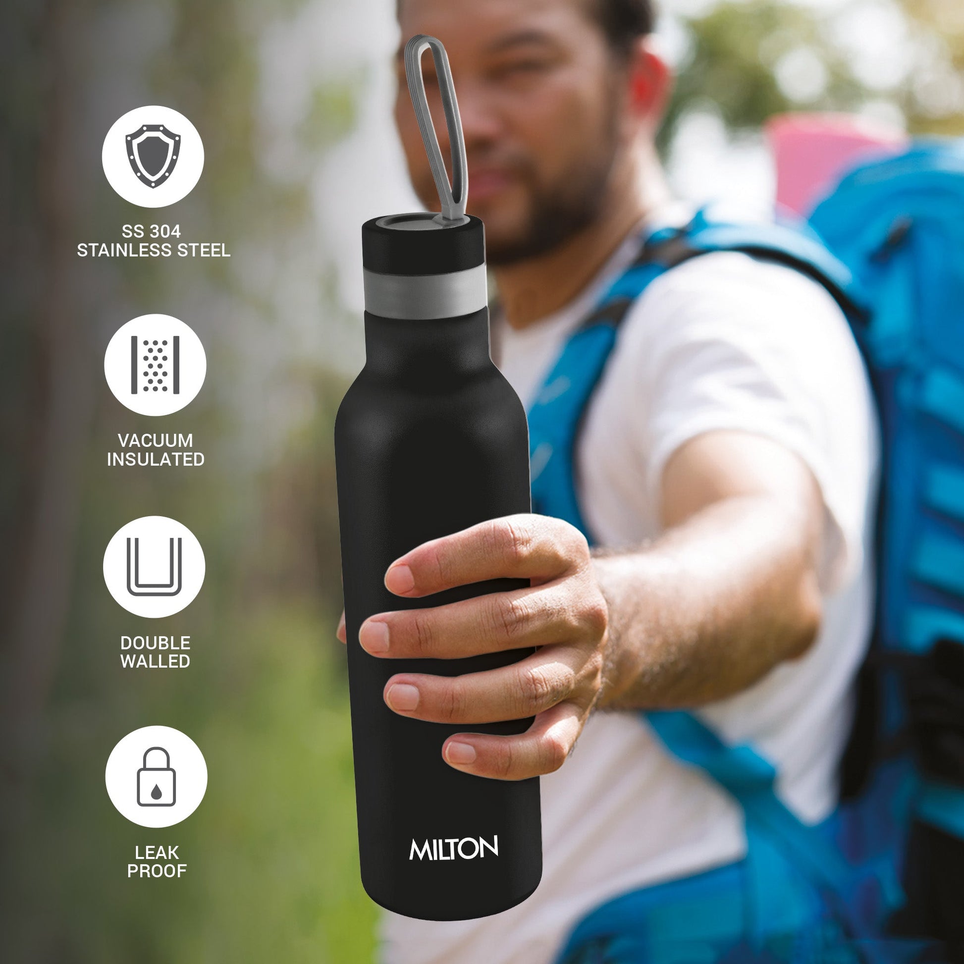 New Smarty Hot and Cold Thermosteel Bottle (Milton)