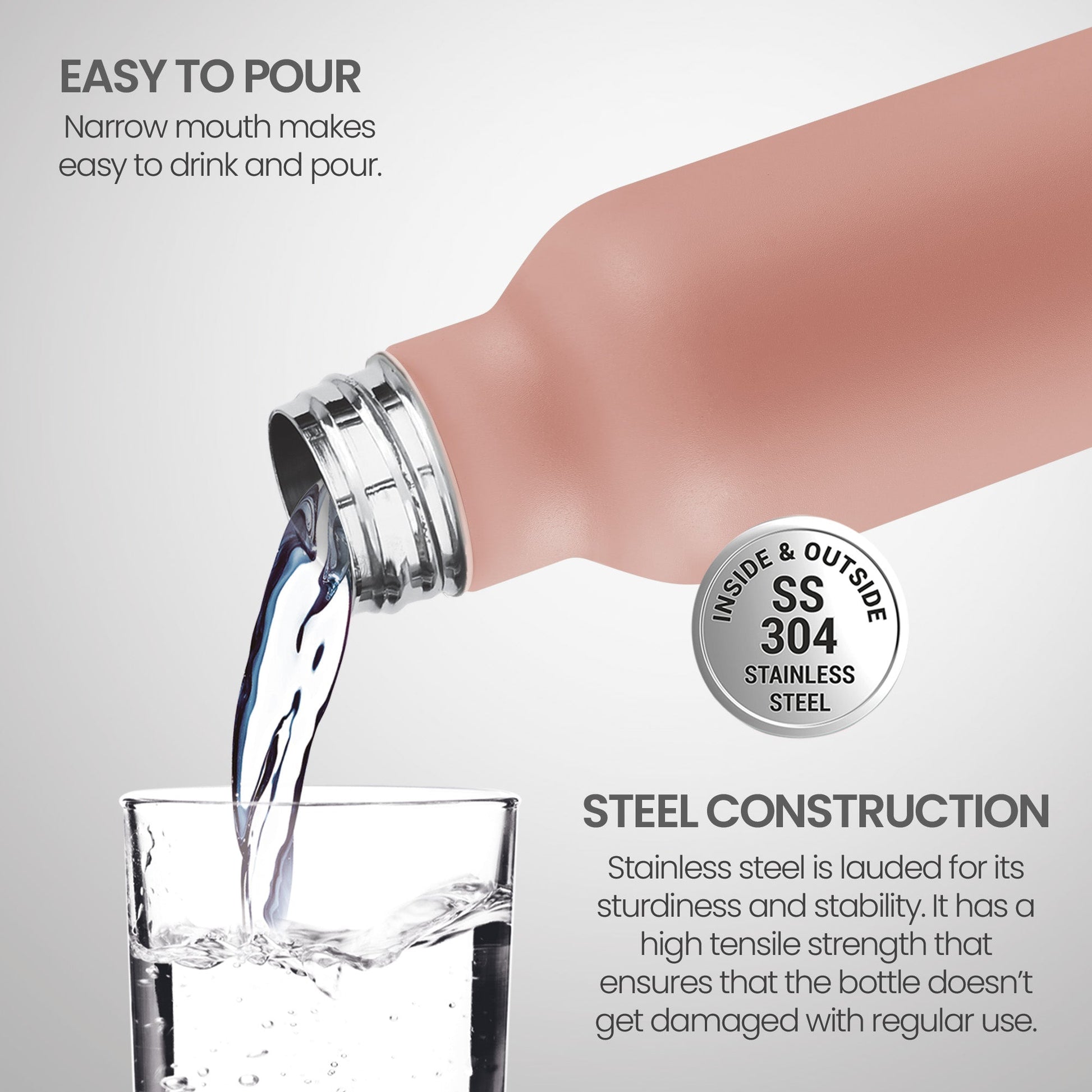 3D Personalized New Smarty Thermosteel Bottle (Milton)