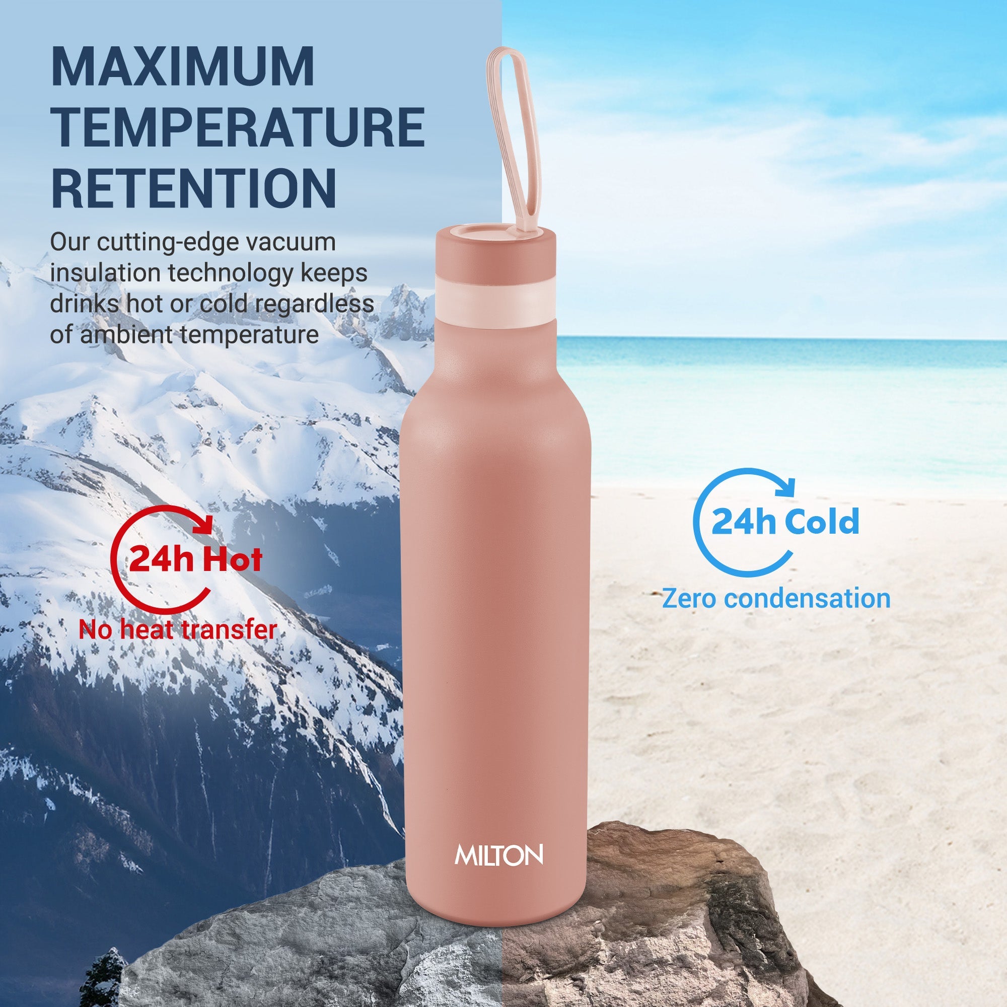 New Smarty Hot and Cold Thermosteel Bottle (Milton)