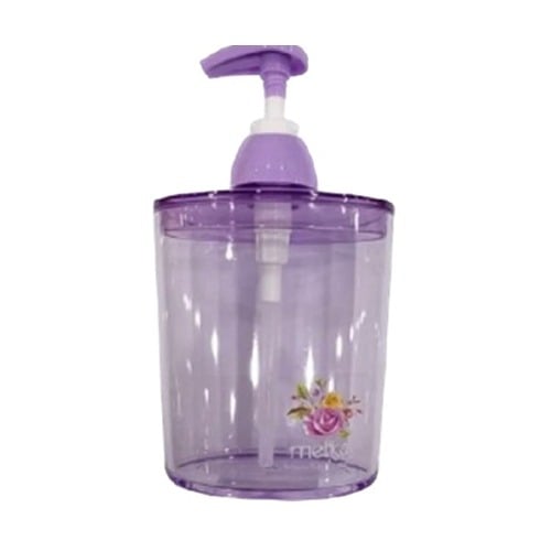 De-Ultimate Transparent Rose Garden Soap/ Shampoo for Bathroom and Kitchen Triangle Shape 400 ml Liquid Dispenser  (Multicolor)