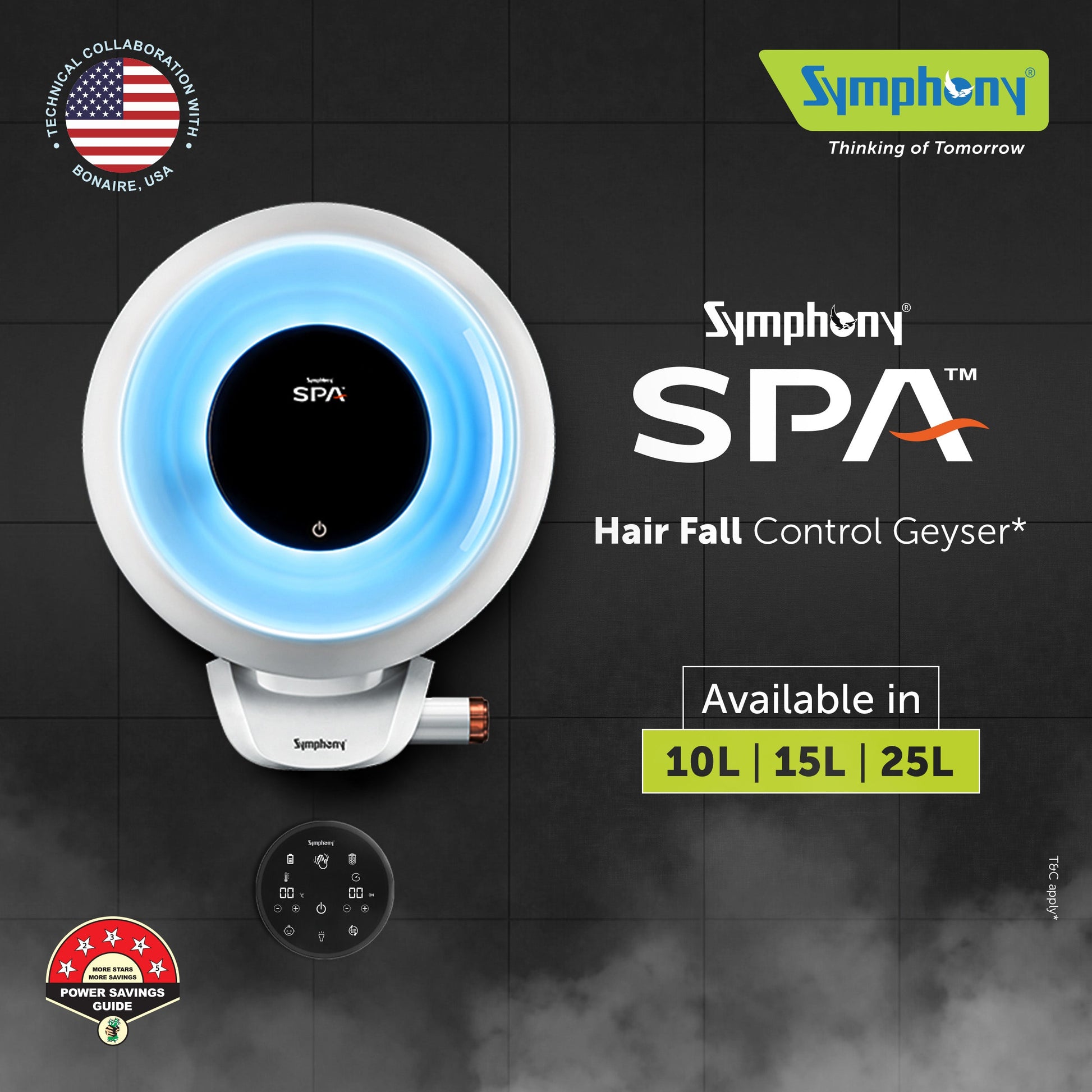 SPA Hair Fall Control Storage Geyser | AI Powered