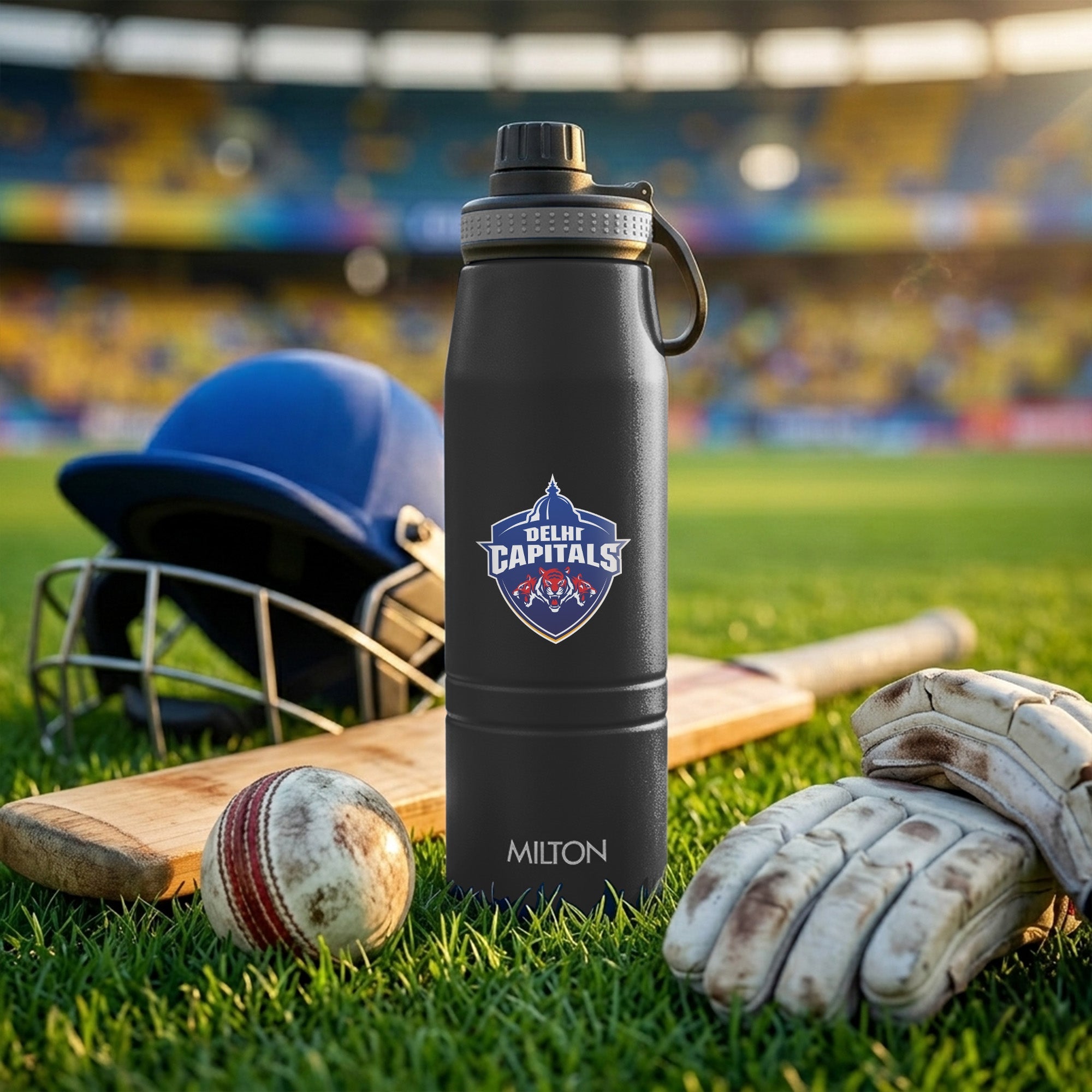 Sports Sparkle UV Printing Thermosteel Bottle - Delhi Capitals (DC) - Milton