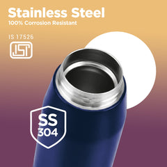 Sports Sparkle UV Printing Thermosteel Bottle - Kolkata Knight Riders (KKR) - Milton